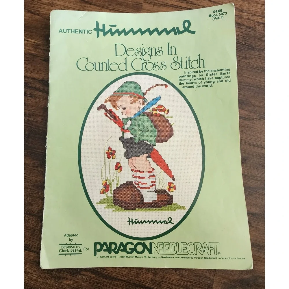 Norman Rockwell Hummel Paragon Needlecraft Counted Cross Stitch Vintage Books